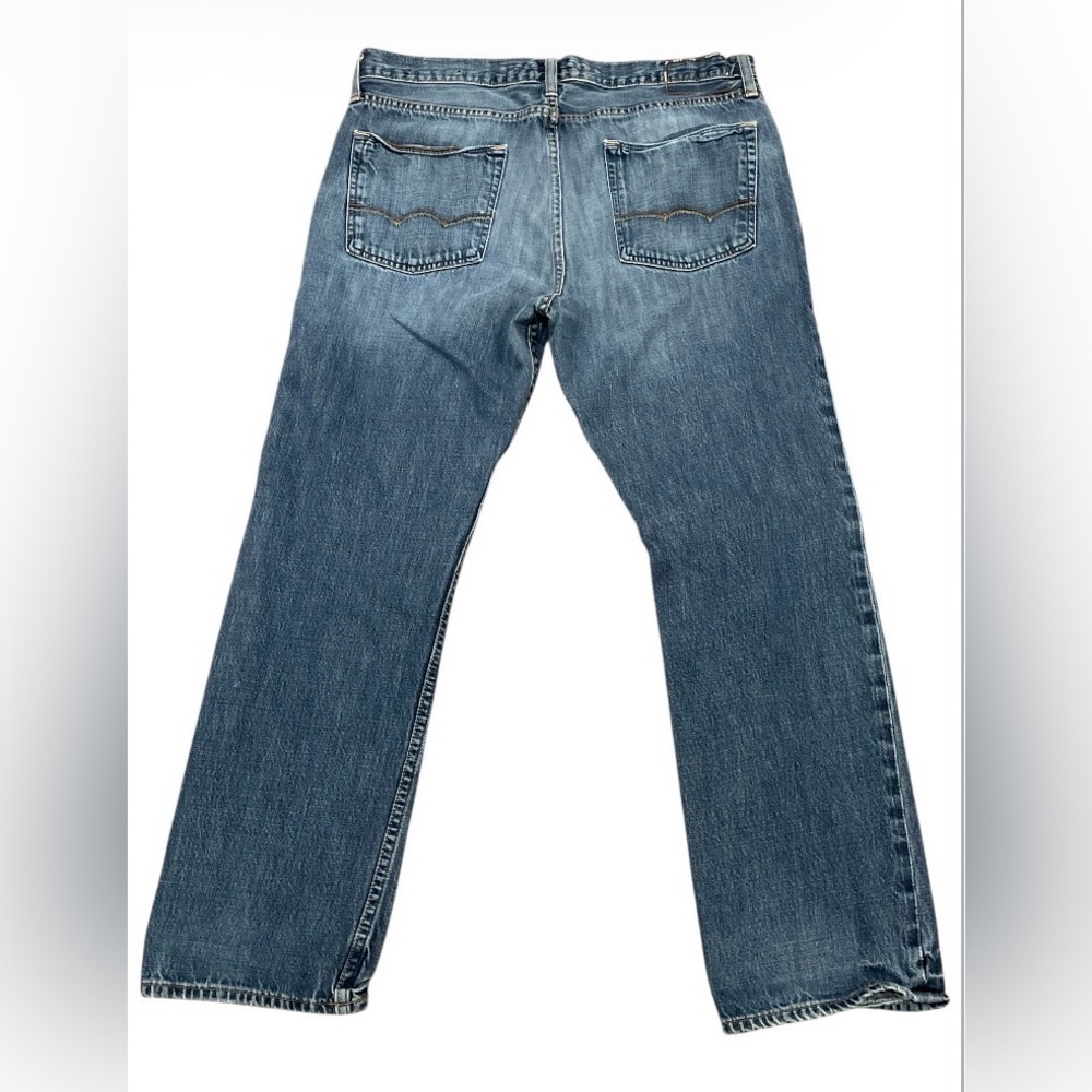 American Eagle Outfitters Men's Slim Straight Blue Jeans 36/32 - Picture 3 of 3